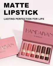 6 piece matte lipstick set long lasting waterproof liquid lipstick non stick cup fade resistant all skin types adult rich pigment varieties in purple red shades details 0