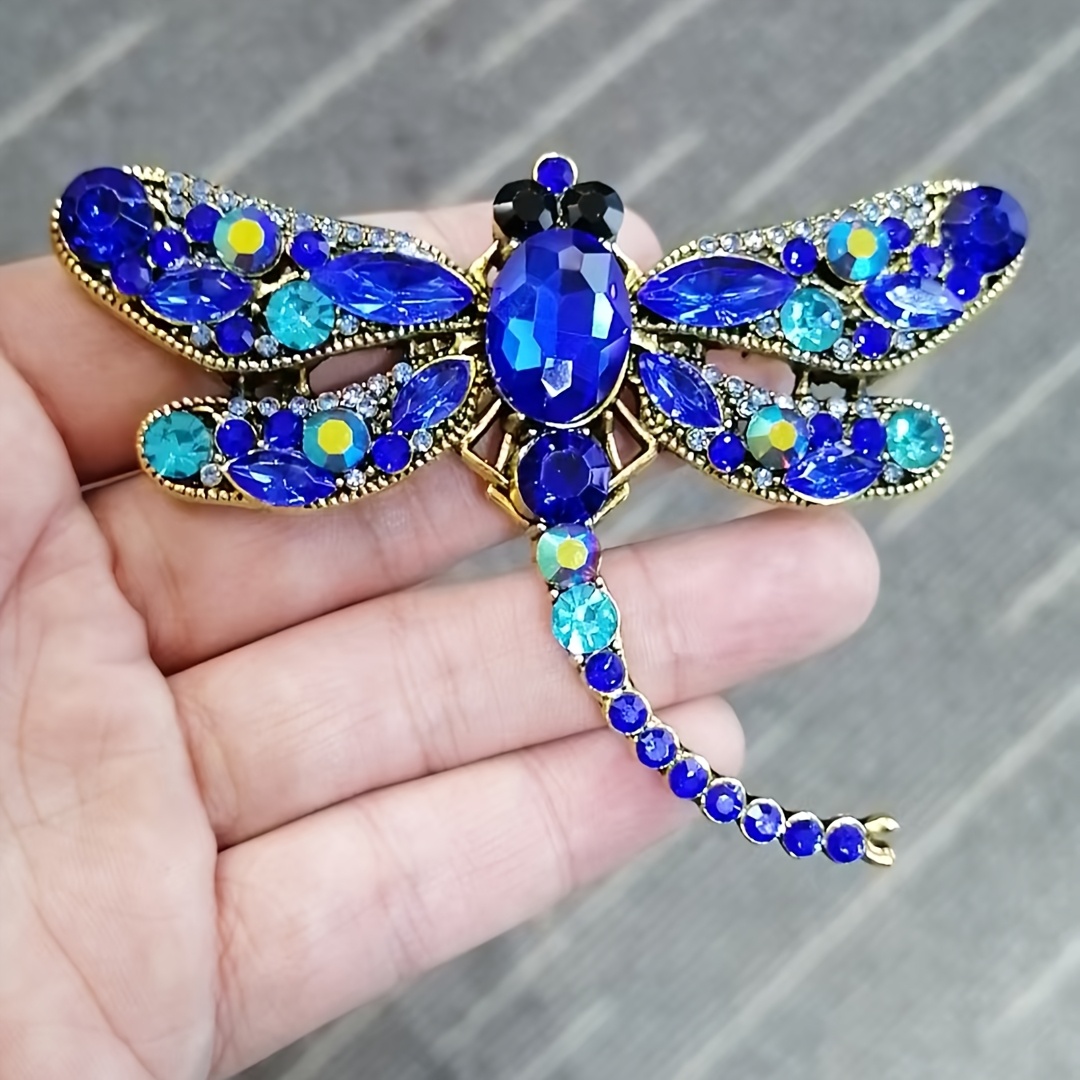 

Retro Dragonfly Shaped Brooch Decorated With Clothing Lapel Pin For Women Sweater Corsage Accessories