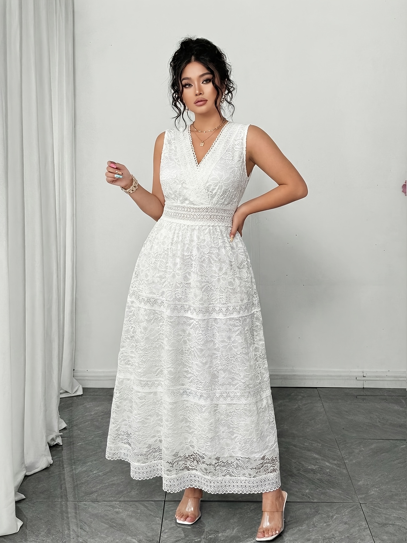 sachin and babi light blue dress Maternity Photo Shoot Dress - Maxi Dress main image 0