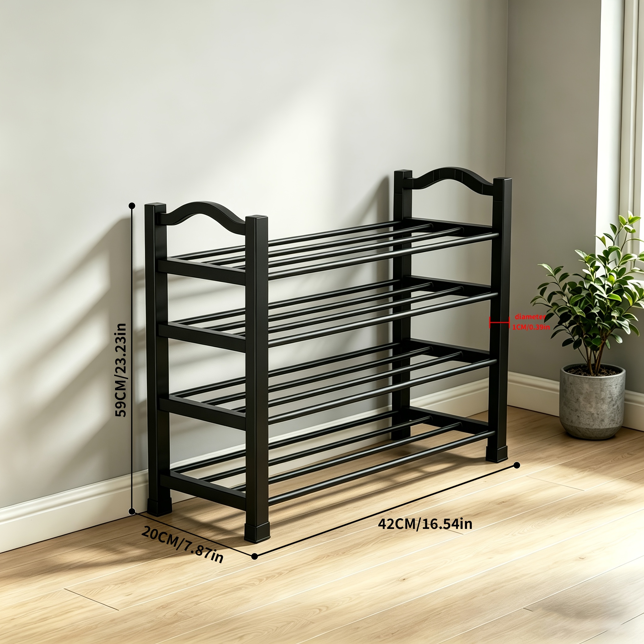 item picture   and five tier easy shoe rack and shoe organizer   suitable for storing miscellaneous items creative shoe rack for   front doors and     ideal as a gift for new year and valentines day