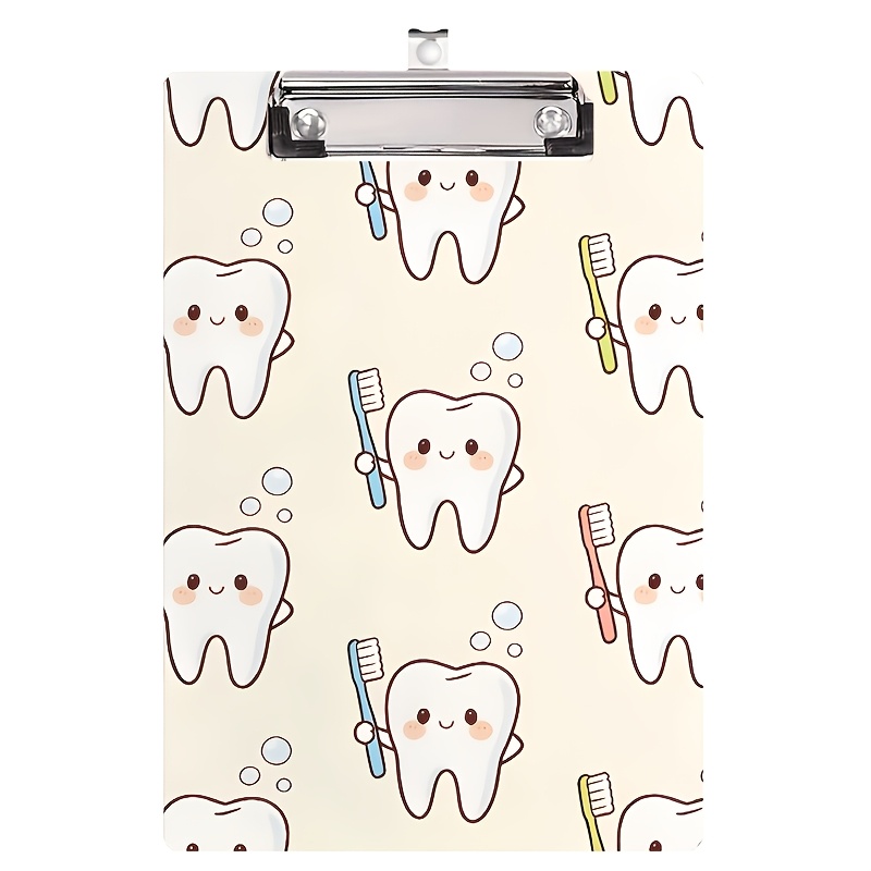 TEMU 2d Flat Design, Writing Board Folder, Featuring A Cute , With A Care Theme, Suitable For Organizing Documents In Offices, Schools, Conferences,