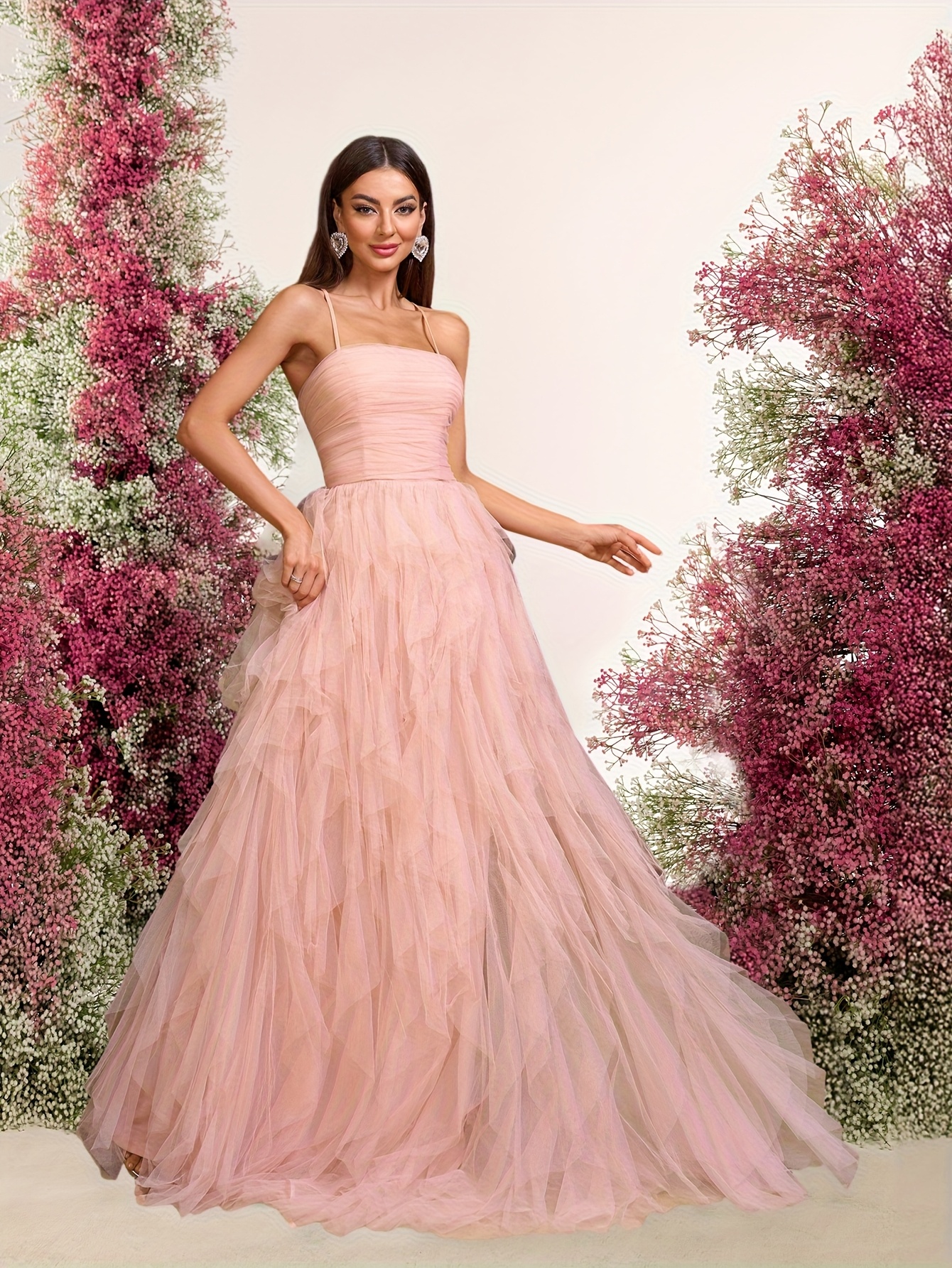 temu pink dresses hot pink glitter dress sold on Temu United States