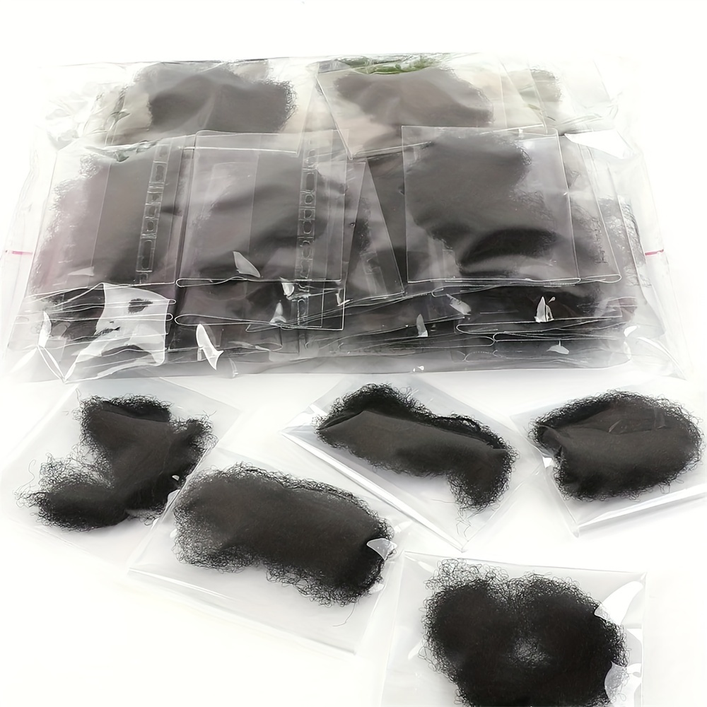 TEMU 100pcs 20-inch Black Hair Nets, Invisible Mesh For Ballet Buns, Sleeping, And Wigs - Ideal For Food Service