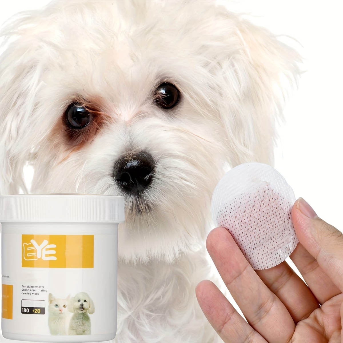 Dog tear stain store wipes