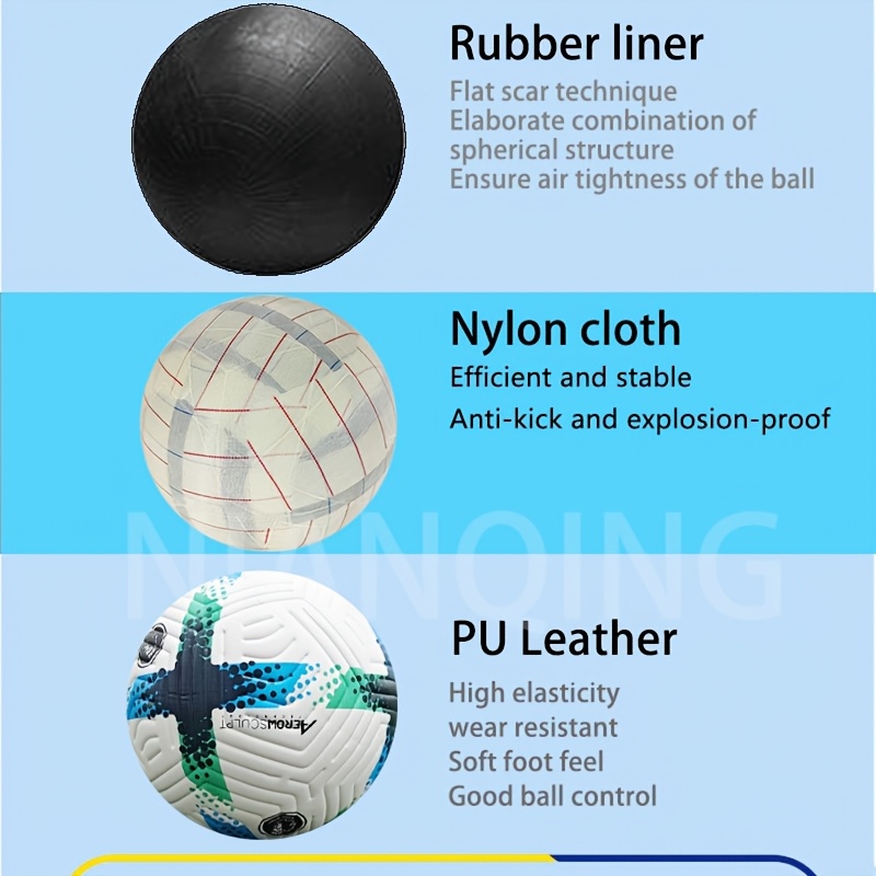 adult size soccer ball classic   high quality   leather   waterproof elastic anti slip durable ideal for training   festive gift for thanksgiving christmas halloween   new year Product details 3