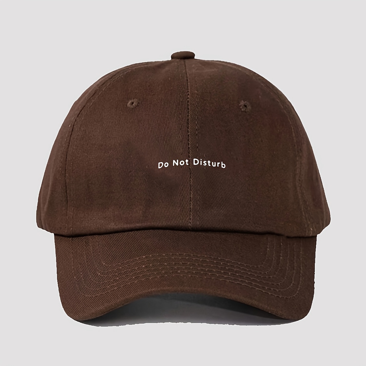 TEMU Do Not Disturb Printed Baseball - Lightweight Adjustable Unisex Hat Suitable For Daily Casual Wear, Suitable For , Hand Washable With Dnd For