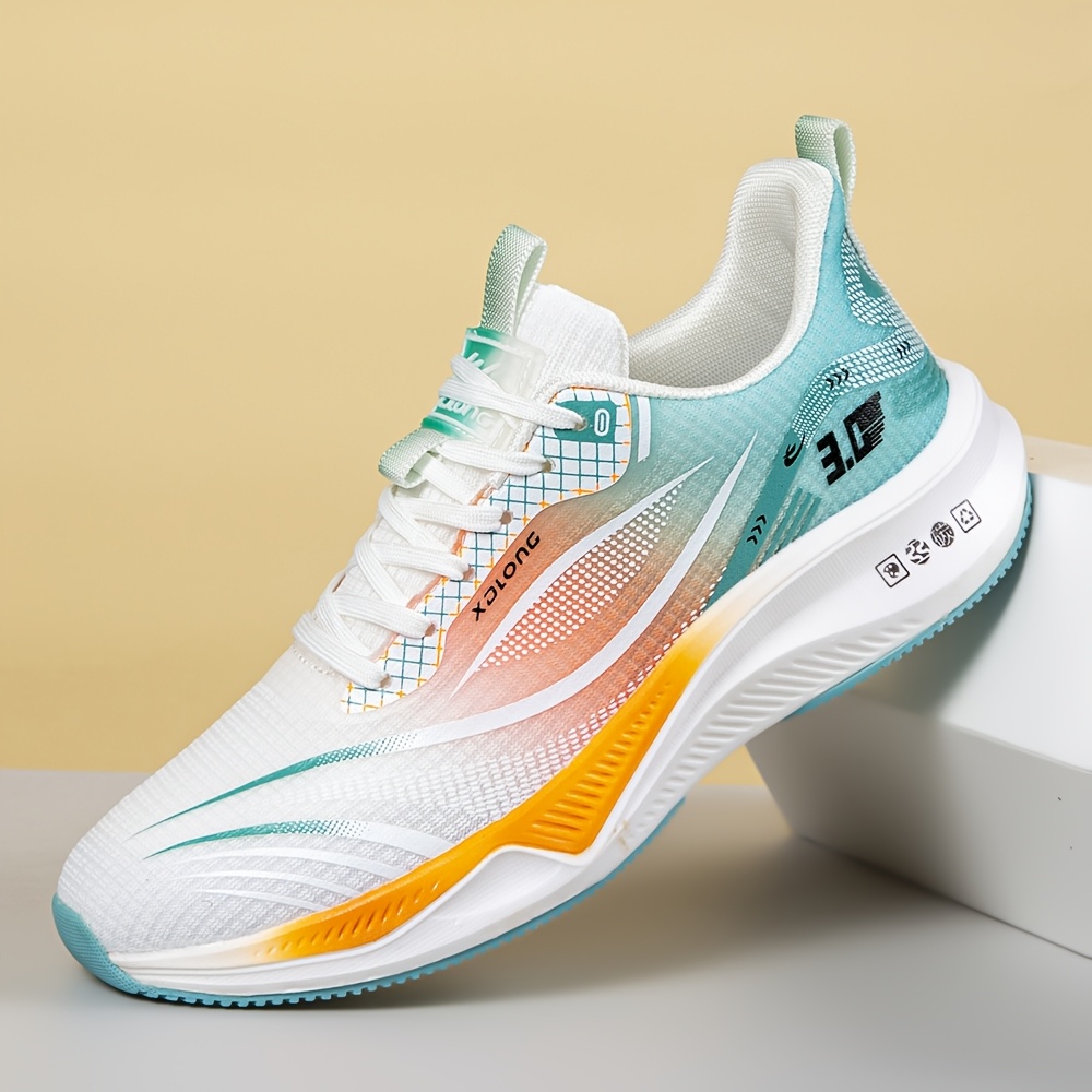 Zapatillas deportivas para pareja, ligeras y con absorción de impactos, zapatos de running de malla transpirable para mujer, cómodas zapatillas casuales antideslizantes de suela blanda para estudiantes - Imagen 10