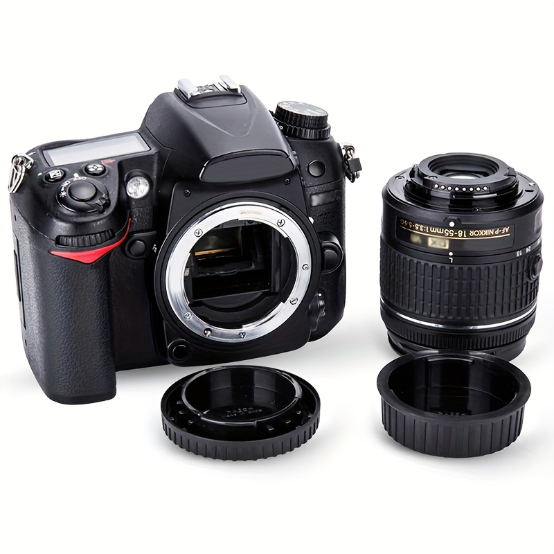 TEMU Rear Lens Cap & Body Cap Cover For Camera D3100 D5100 D5000 D810a D6 D5 D4s D4