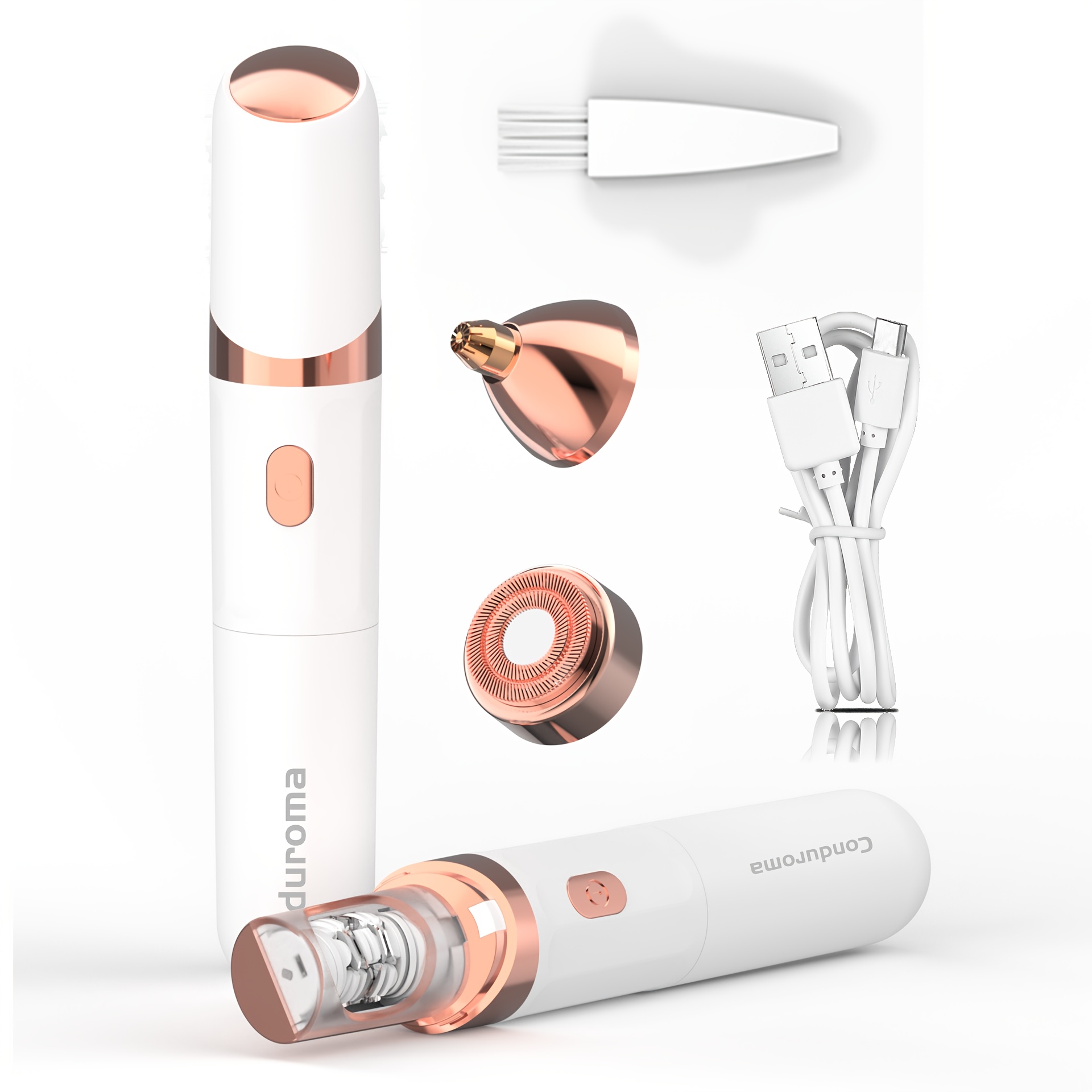 3-in-1 Cordless Epilator for Women with LED Light
