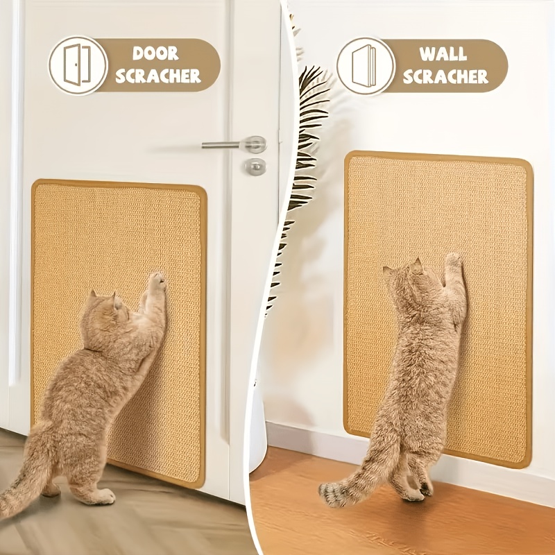 sisal cat scratcher mat sold on Temu United States