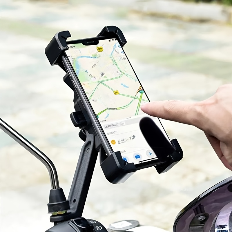 TEMU New Bicycle Phone Holder Bicycle Motorcycle Electric Vehicle Navigation Mobile Phone Holder Shockproof Handlebar Holder