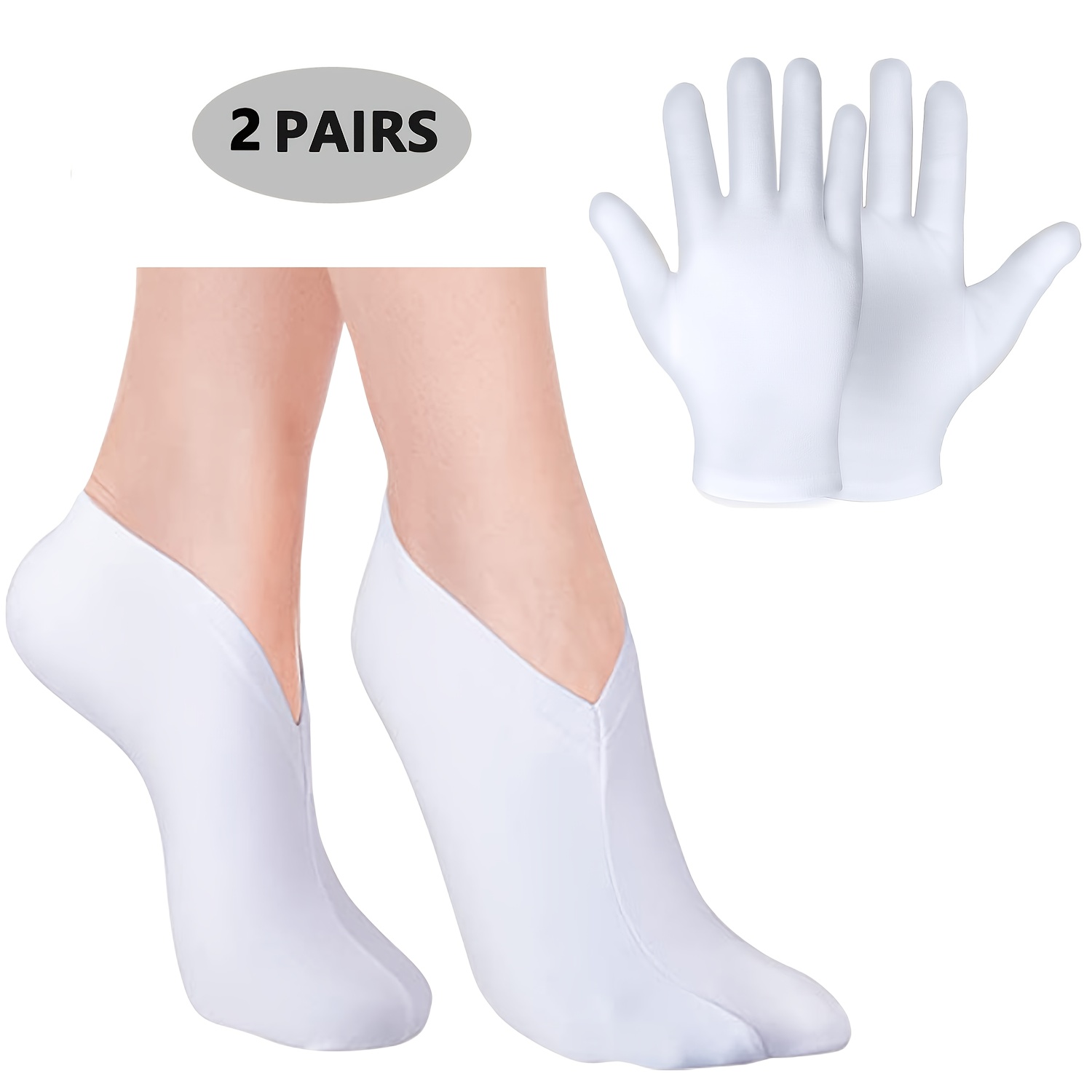 TEMU Moisturizing Gloves And Socks Moisturizing Gloves For Overnight Bedtime Sleeping Lotion Gloves And Socks Rough Cracked Dry Chapped Skin