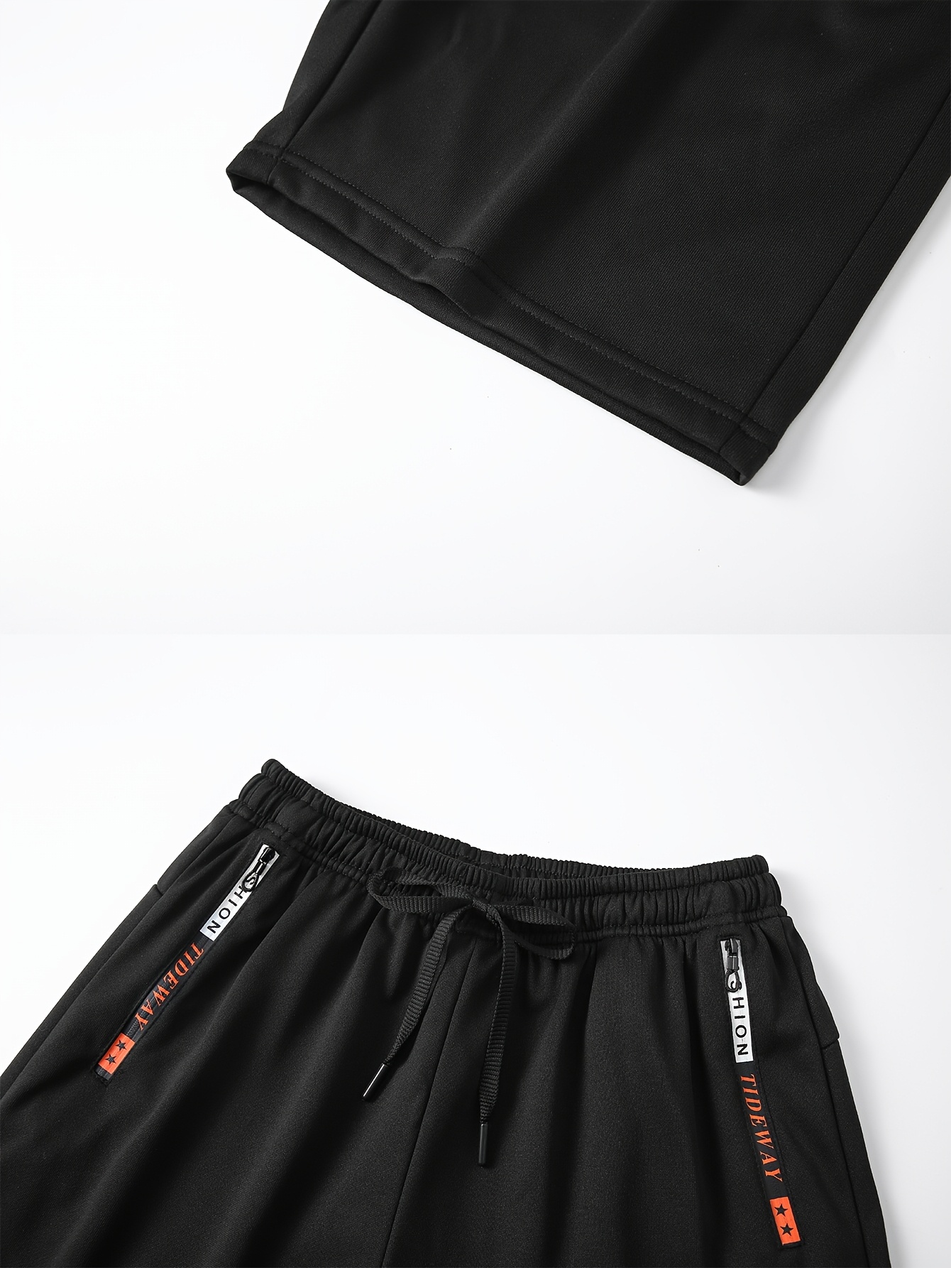 1pc Men's Breathable Knit Athletic Shorts with Elastic Waist & Zipper Pockets - Moisture-Wicking Workout Shorts for Running, Gym, Training, Beach - Multi-Color Options, Smooth Texture Fabric