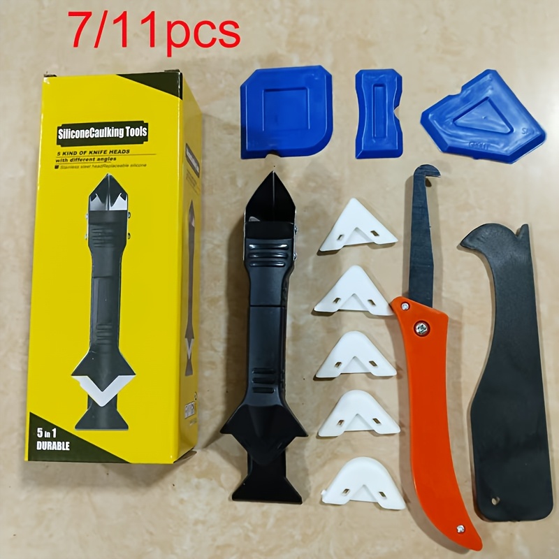 Dayinkes 11-Piece Silicone Caulking Tool Kit – Reusable Seam Finishing Tools For Kitchen, Bathroom, Tiles & Windows