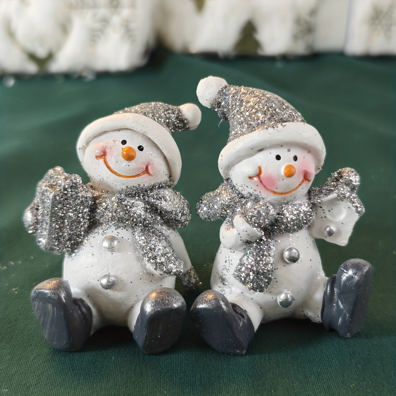 TEMU 1 Set Of Christmas Snowman Brothers Winter Decorations, Suitable For Rooms And Home Use, Home Decor, Home Décor, Home Accessories, Festive Home