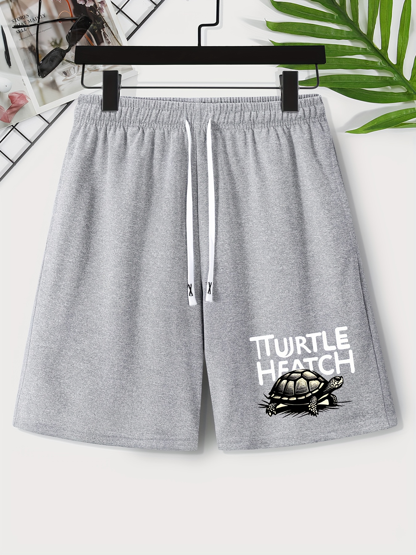 Turtle Print Men's Drawstring Pants Loose Casual Waist Temu New Zealand
