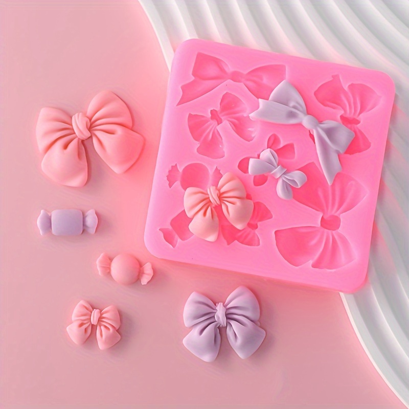 

A Diy Bow Silicone Mold Suitable For The Of Resin And Other Handicrafts