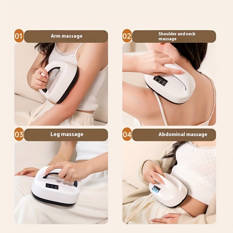 Electric roller instrument charging roller brush calf artifact hot compress massager body brush massager abdominal kneading instrument