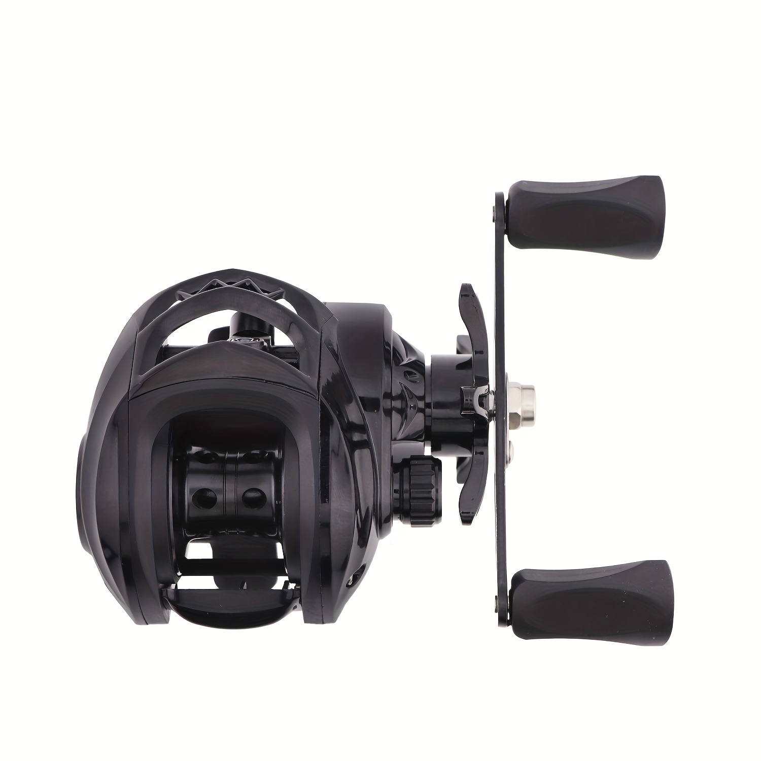 TEMU Black Lure Reel Fishing Reel Long Throw Reel Fishing Line Reel Handle Rod Fishing Line Reel Left Hand Freshwater Leisure Fishing Reel