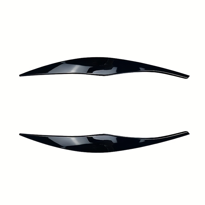 TEMU 2pcs Headlight Eyebrow Sticker For 2005-2012 For E90 E91 Headlight Trim Cover Car Exterior Modification Accessories
