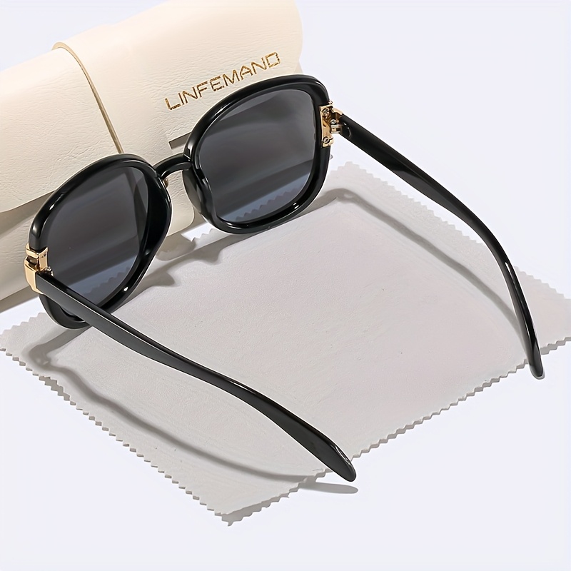 oversized oval fashion decorative glasses for women elegant and sophisticated style fun party   holiday gift Product details 3