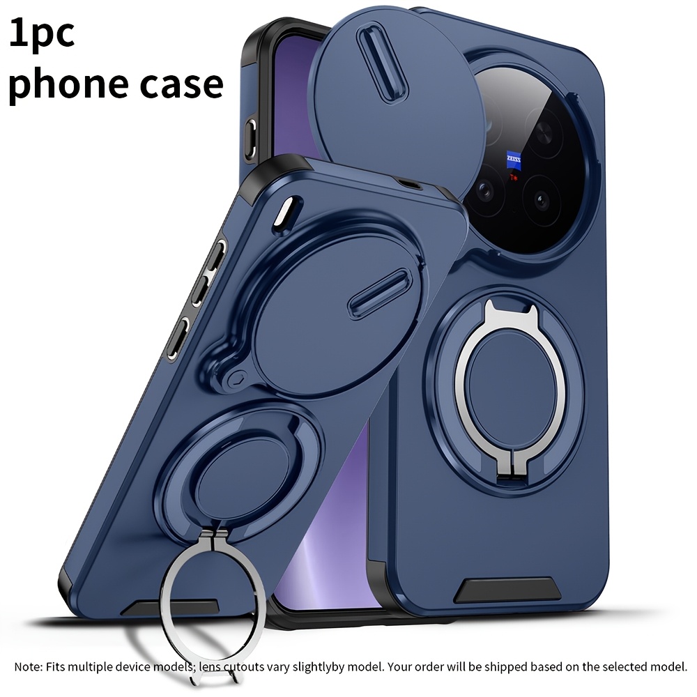 TEMU para teléfono: 1 con soporte compatible con VIVO Pro, cubierta de a prueba de golpes y antiarañazos de cuerpo completo, regalo de estilo de