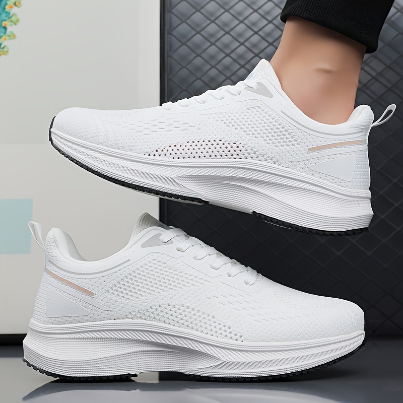 Men's Breathable Mesh Running Shoes - Lightweight Lace-Up Design with High-ity Cushioning Midsole and Durable Outsole, Offering Excellent Performance and All-Day Comfort for Long Runs and Daily Training, Suitable for 11 Festivals