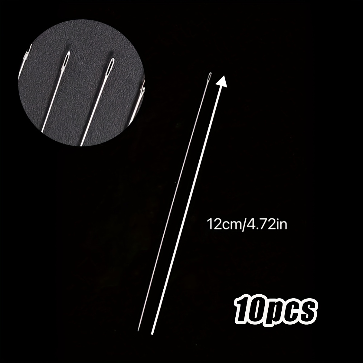 10/30/50pcs Beaded Needles With Steel Needles Set, For Handmade Jewelry Sewing Tool Daily Use Needles - Beading Supplies & Jewelry Making