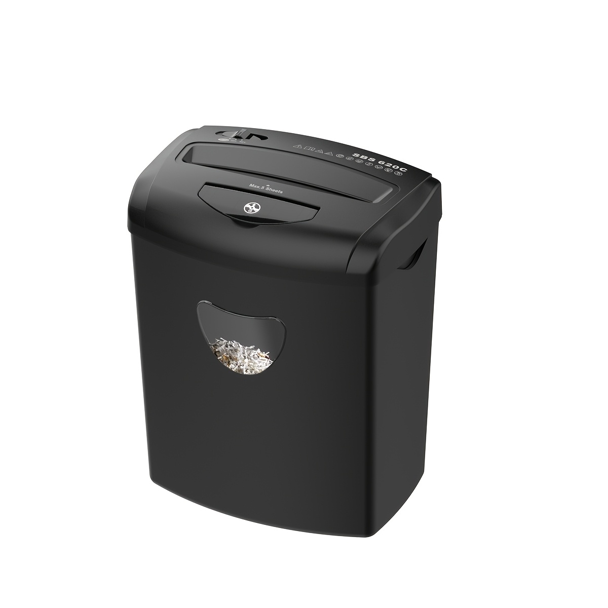 P-4 Heavy Duty : 12-sheet Cross Cut With 5.55 Gal Large Basket, Paper Credit Cards Cds, Jam Proof Technology For Use