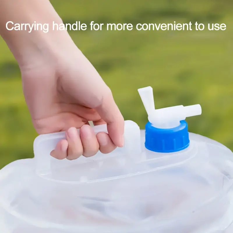 Collapsible Water Bucket With Faucet Foldeable Leak Proof Portable Water  Tank Large Capacity Water Storage Container Retractable Water Kettle  Emergency Water Bottle Ideal For Outdoor Hiking Camping Traveling Driving