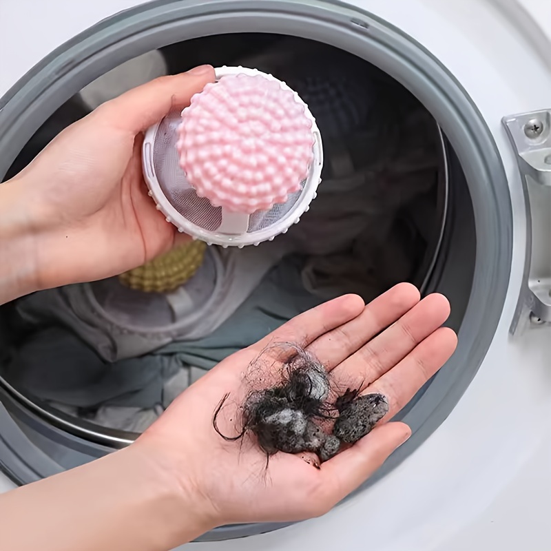 1pc Multi-Purpose Laundry Ball - Hair & Lint Catcher for Washing Machines, Polyester Fiber