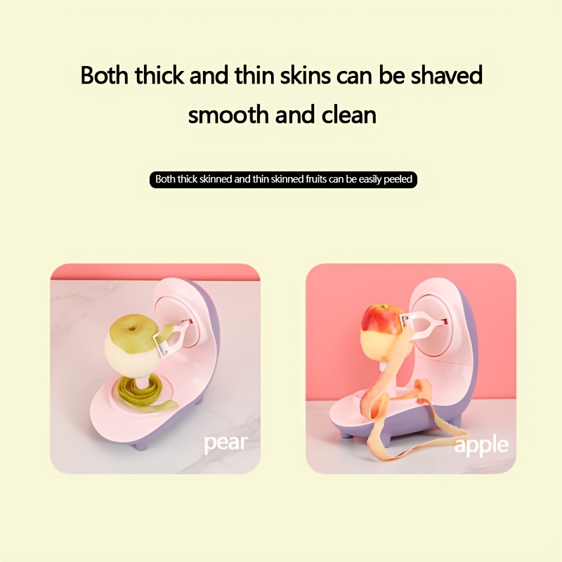 peeler multifunctional usb charging automatic fruit scraper details 2