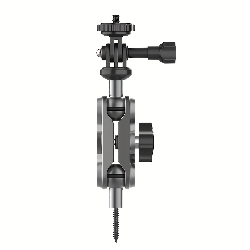 E-shop LRBH Kamera-Halterung, 1/4"-20 Gewindeeingriff, 360° drehbarer, justierbarer Halter, Aluminiumlegierung, für Outdoor-Jagdkamera-Ausrüstung,