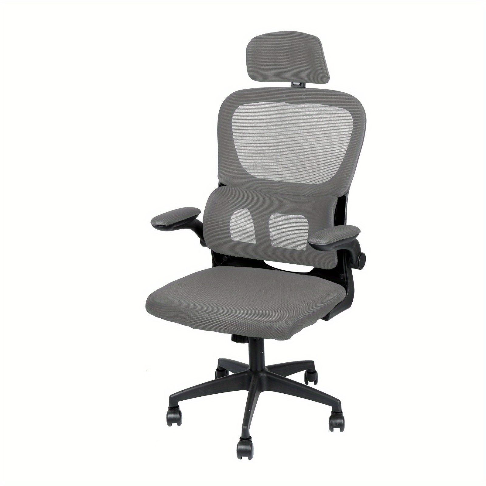 Ergonomic Office Chair, Gaming Chair With Mesh, Height-adjustable Computer Chair, Chair With Reversible Armrests And Lumbar Support, Office And Gaming
