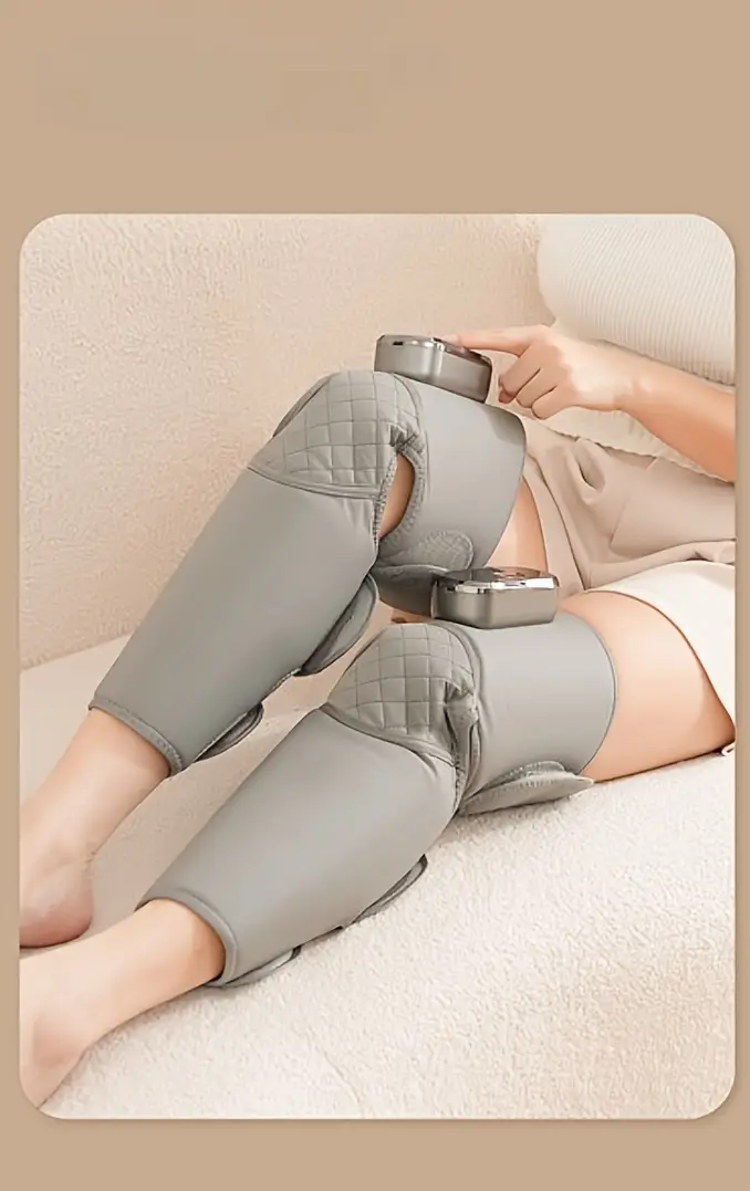 wireless leg massager usb rechargeable featuring air pressure and heating functions ideal for long legs and this electric massager a great gift for Product details 5