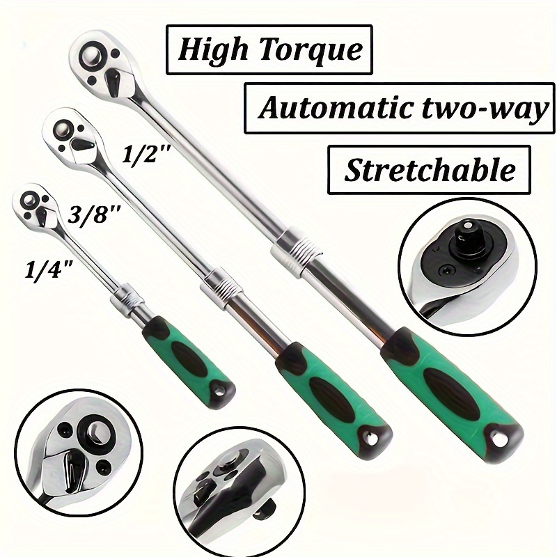 

72 Tooth Retractable - Alloy, -size , Ergonomic, Suitable For Car And Diy