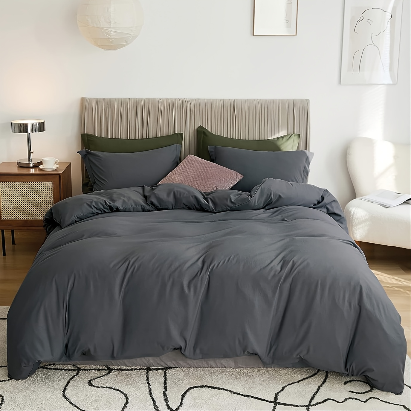 TEMU Hotel 2200tc Ultra /duvet Cover Set Cover Set, 1 Duvet Cover And One/two Pillowcases, Luxury&breathable Bedding, Bedroom, , Or School Quilts,