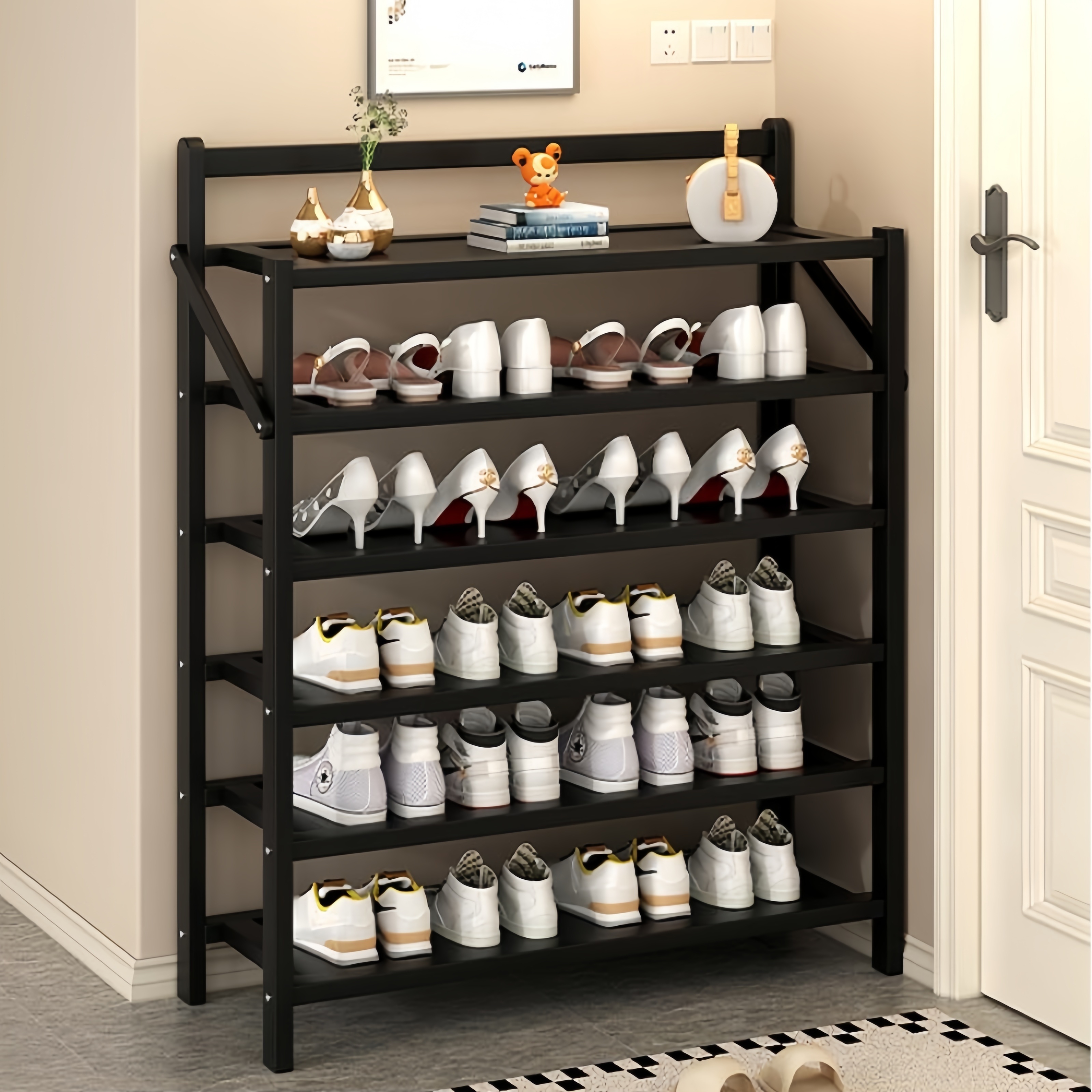 

1pc For Closet, 6- Saving, 20-26 And Organizer, Multifunctional For Entryway, , , ,