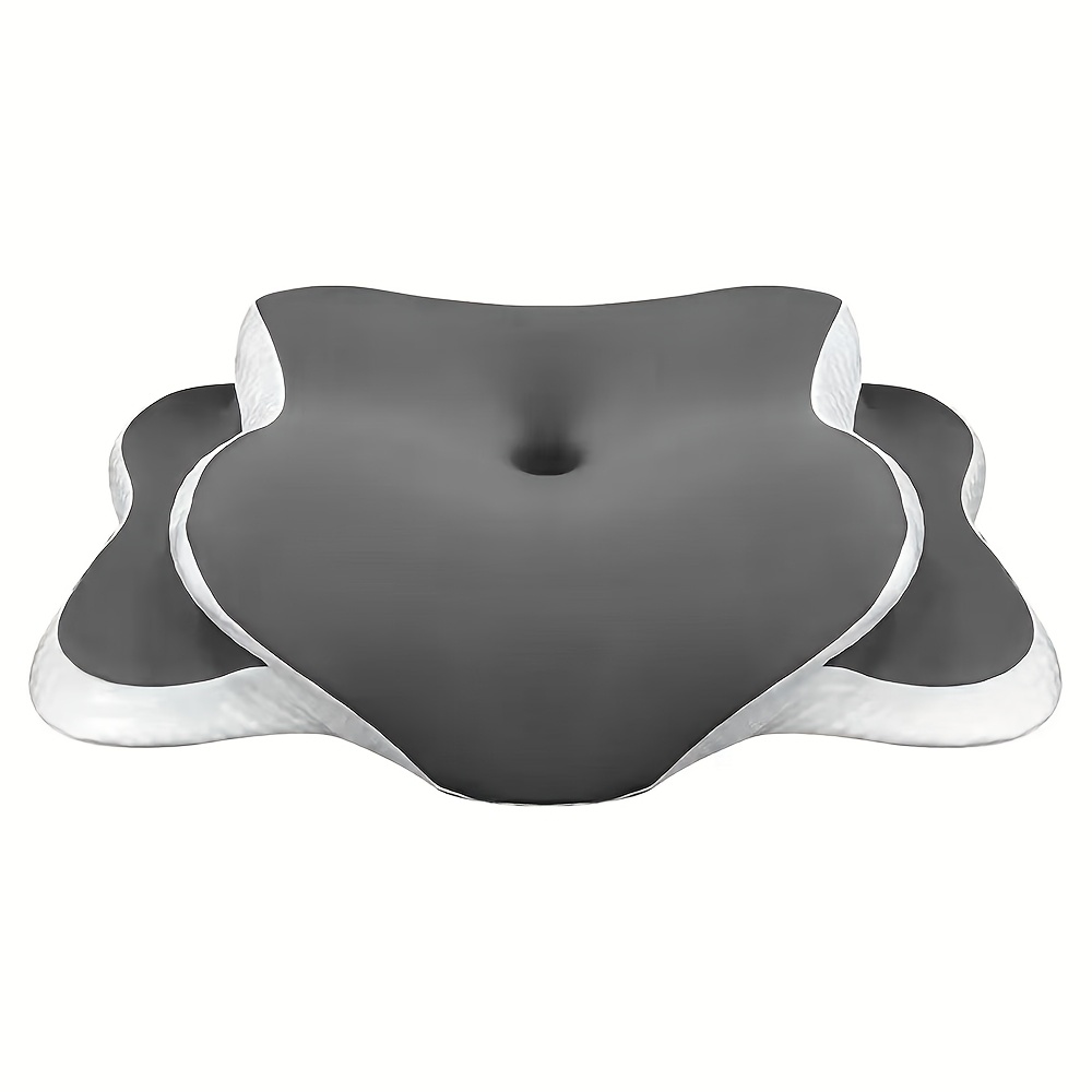 Image of Shaped Memory Pillow, Ergonomically Designed, Relaxation Neck Pillow, Suitable For Side, Back, And Prone Sleeping , Soft Texture, Comfortable Sleep.