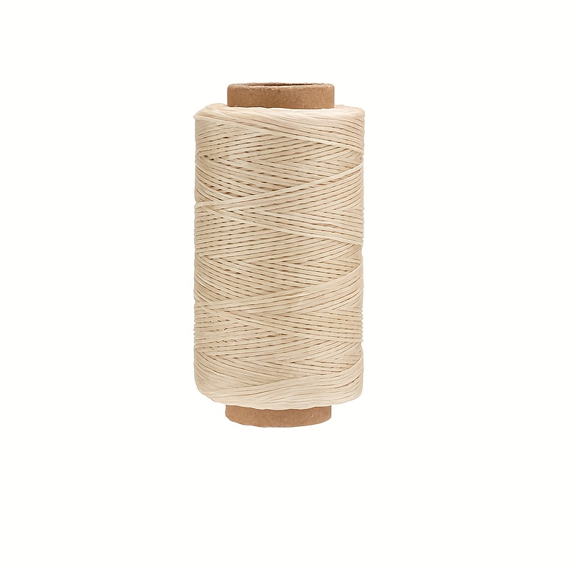 Gewachstes Nähgarn, Polyester, 0,8 Mm Dick, 260 M Lang, Für Leder, Buchbindung, Schuhreparatur & Polsterei