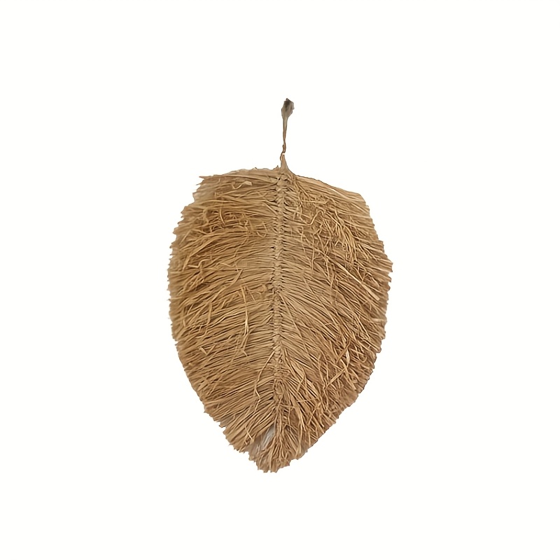 Image of Handmade Wicker Rattan Hanging Ornament | Japanese Moroccan B& Living Room Background Wall Hanging, Bohemian Style Wall Decoration, Home/hotel Multifunctional Decor
