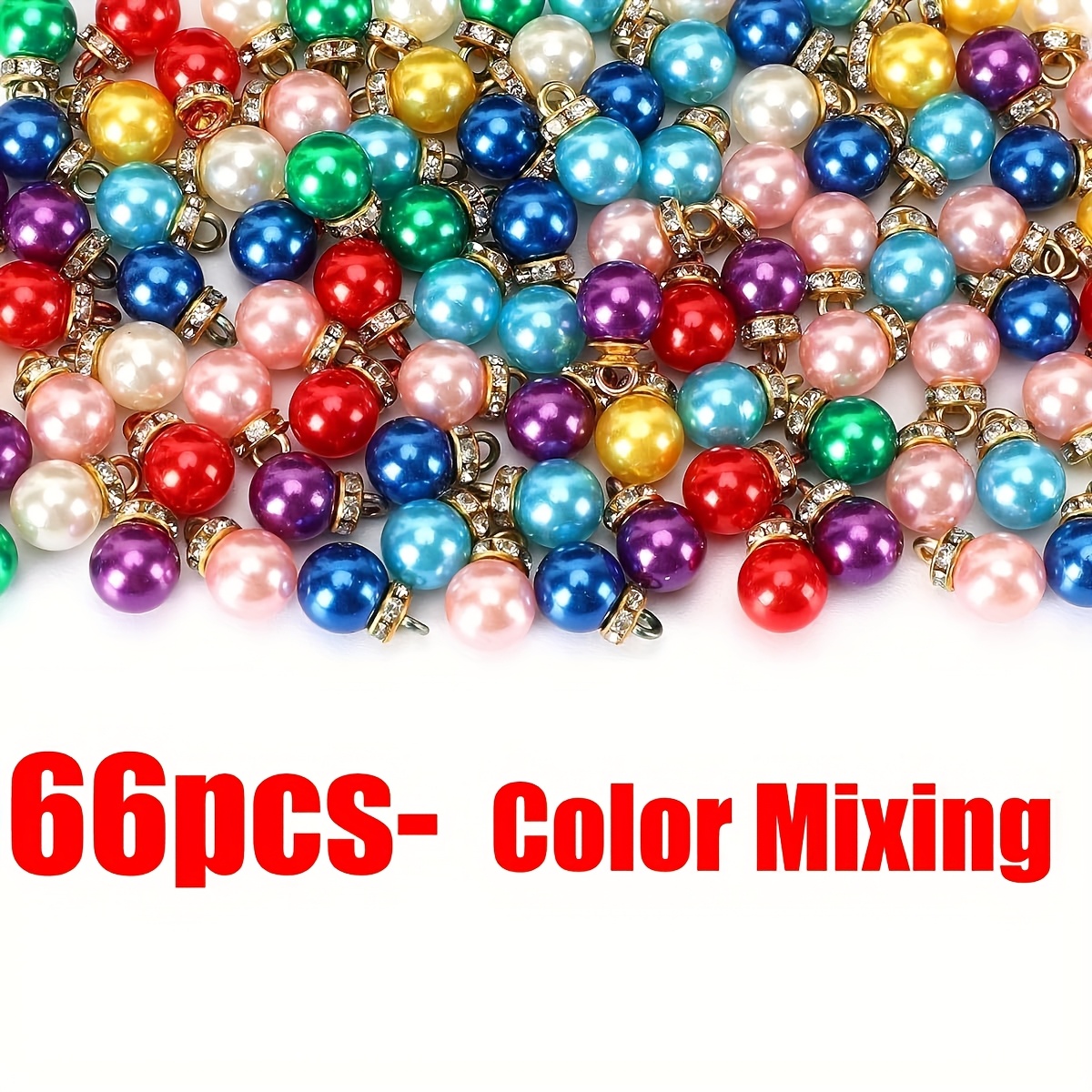 TEMU 66/132 stuks Mini Kerstbal Decoraties, Multicolor Decor - Rood, Geel, Blauw, Groen, Roze, , Goud (Willekeurige Kleuren) Glitterende Kerstballen