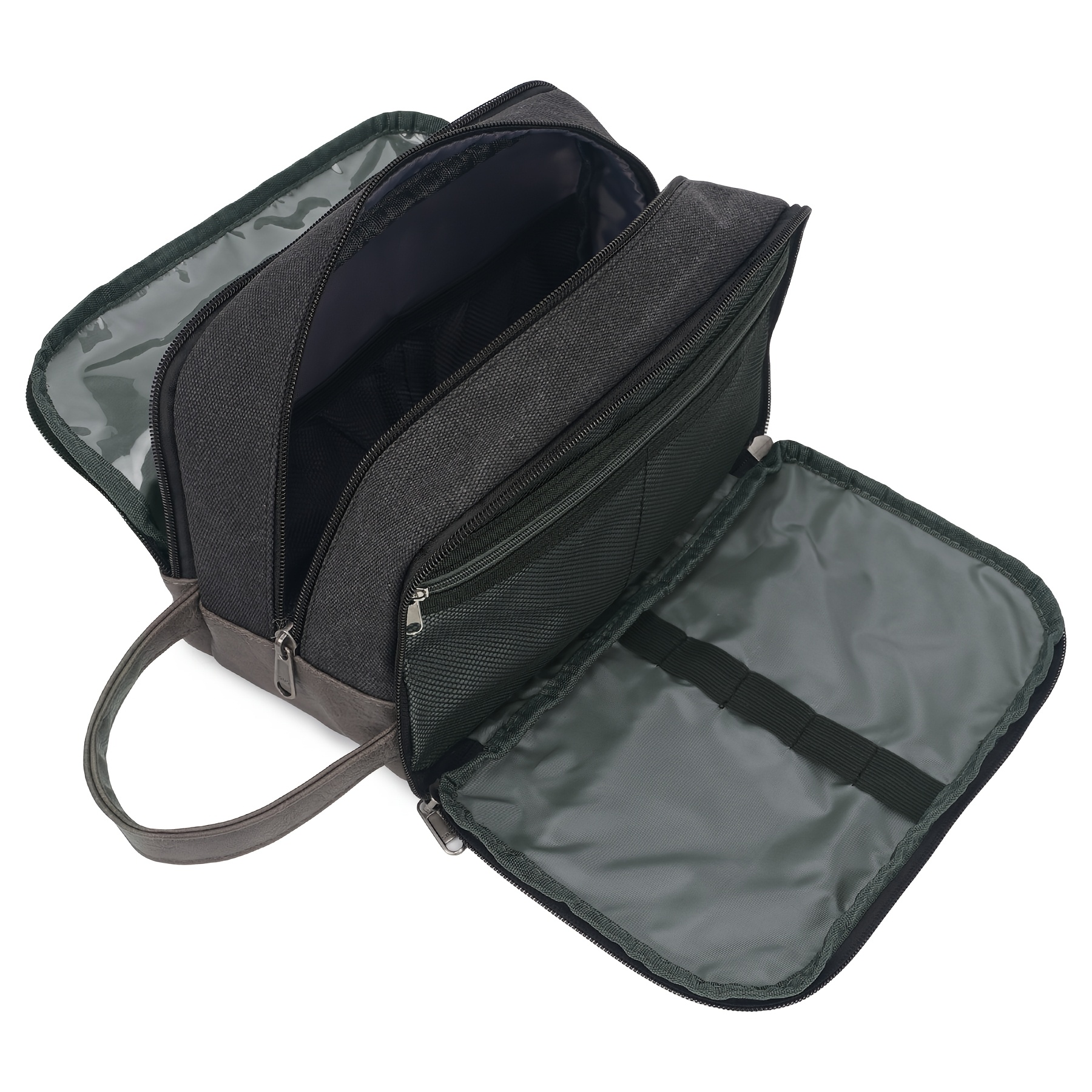 TEMU Dopp Kit Shaving Bag Hanging Toiletries Organizer Mens Makeup Bag Shaving Accessories Bag