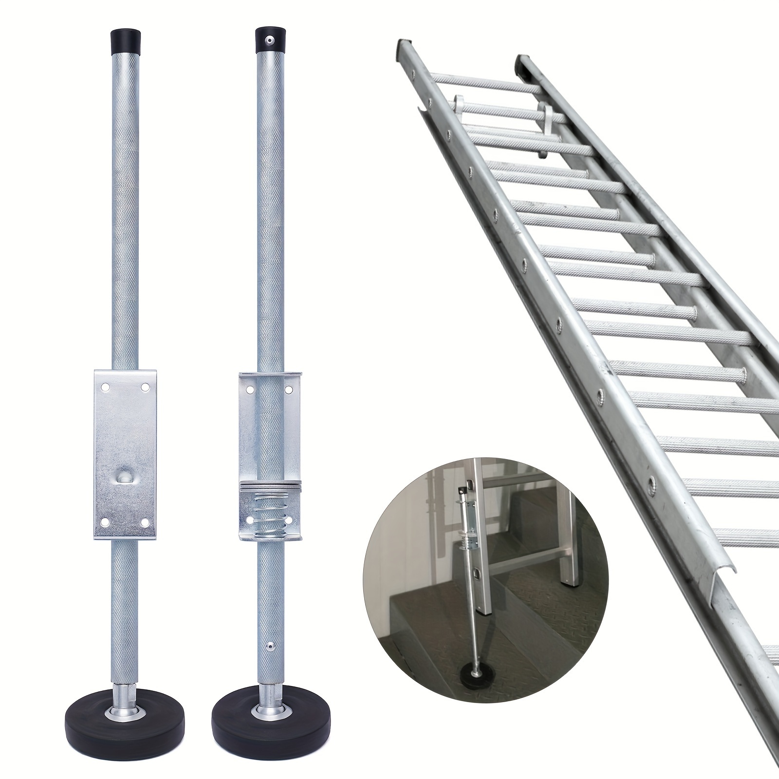 

1 Pair Ladder Leveler Height Adjustable Extension Ladder Leg Ground Leveler