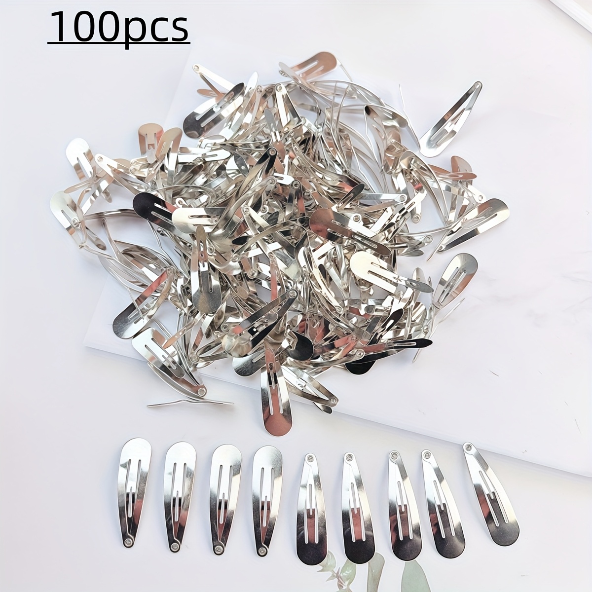 Große Haarspange Aus Metall – Mit Perlen, Ca. 10–11,5 Cm, Für Dickes Haar & Alle Anlässe