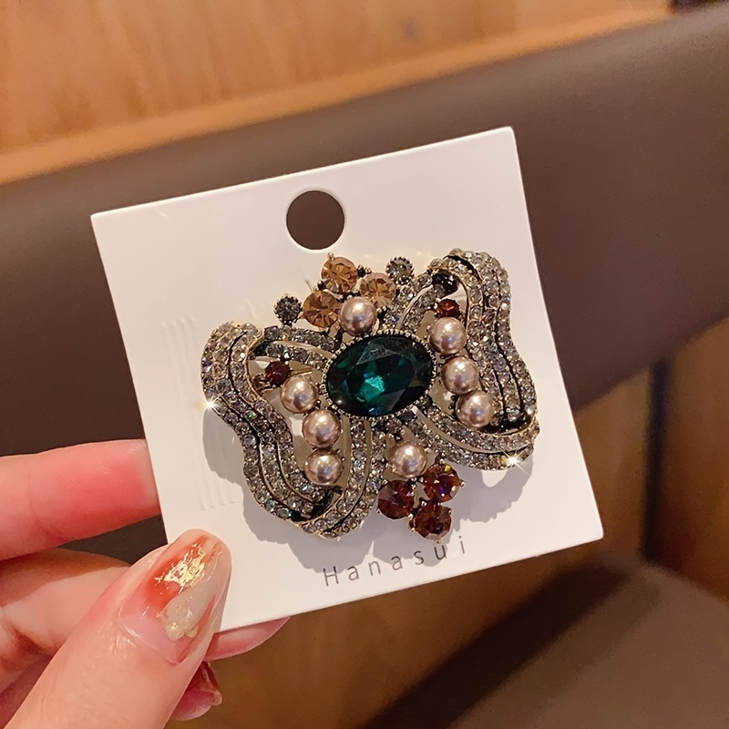 vintage style alloy   brooch a     accessory for women details 5