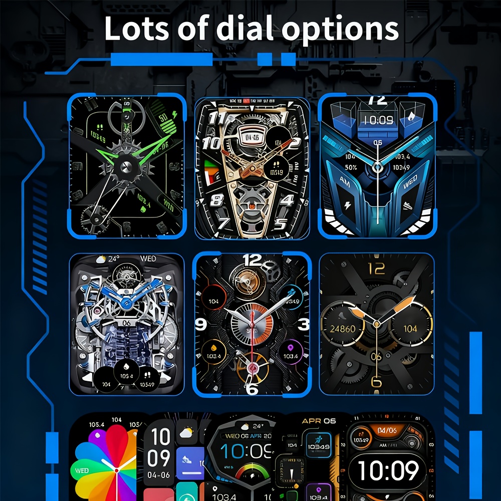 ERUN Smart with Built-in Wireless Earbuds - Wireless Smartwatch, Music/Call/Message Alerts, Dial, - Fitness Tracker & Smartwatch for Men & Women, Compatible with / (Ideal Gift for /Gym/Birthdays)