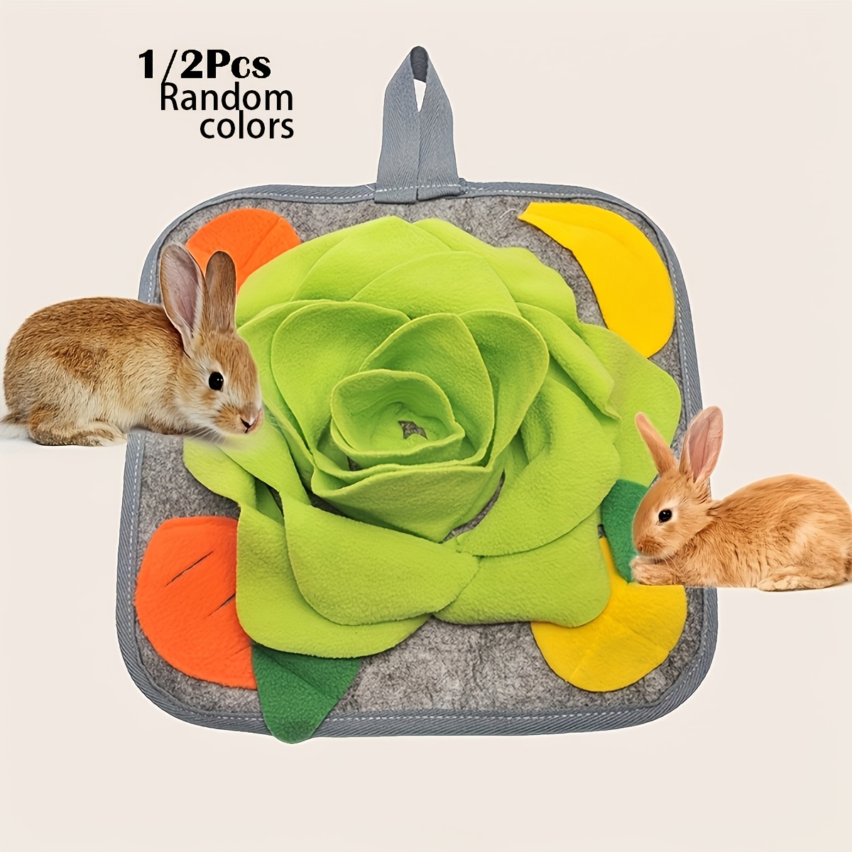 Rabbit Snuffle Mat for Small Pets