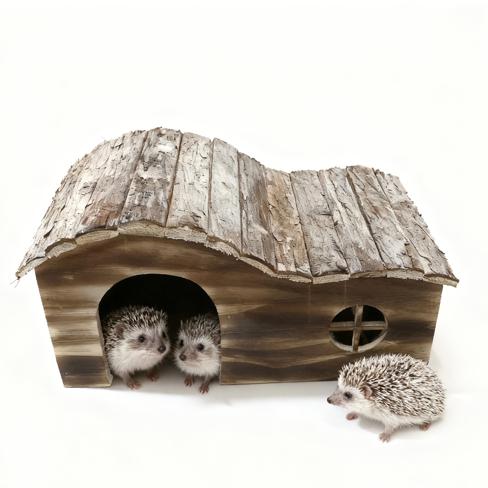 Rustic Cedar Wood Small Animal House