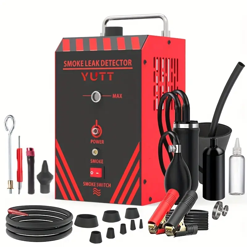 EVAP Smoke Leak Detector Machine - Automotive Diagnostic Tester For Vacuum, Intake, Cooling Systems